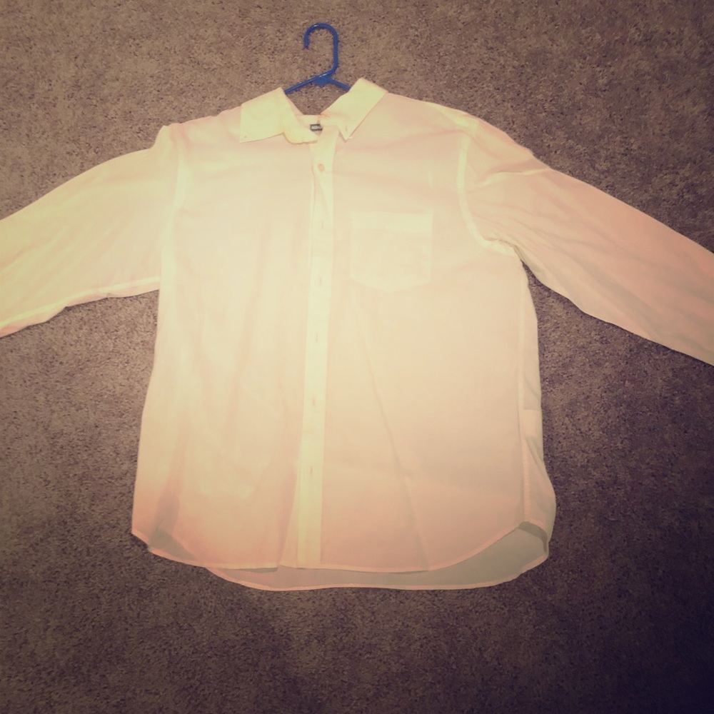 Old Navy men’s L white long sleeve shirt